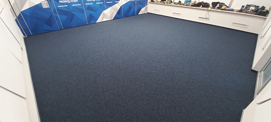 Укладка ковролина -400м2